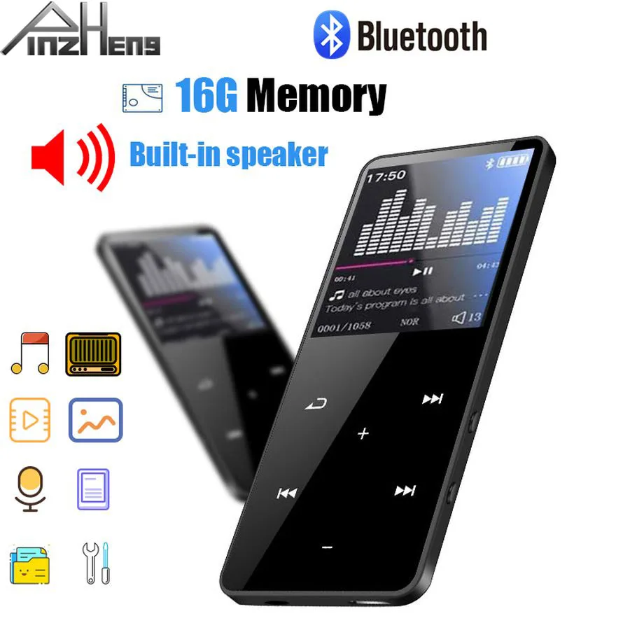 Mp3-плеер PINZHENG Bluetooth-динамик MP3 музыка сенсорная клавиша встроенная 8 ГБ 16 Hi-Fi