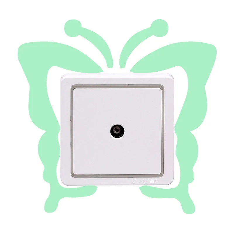 OY325 Carved Night Light Switch Stickers Butterfly Carved with Holes Switch Waterproof Paste Socket Decoration Night Light Wall