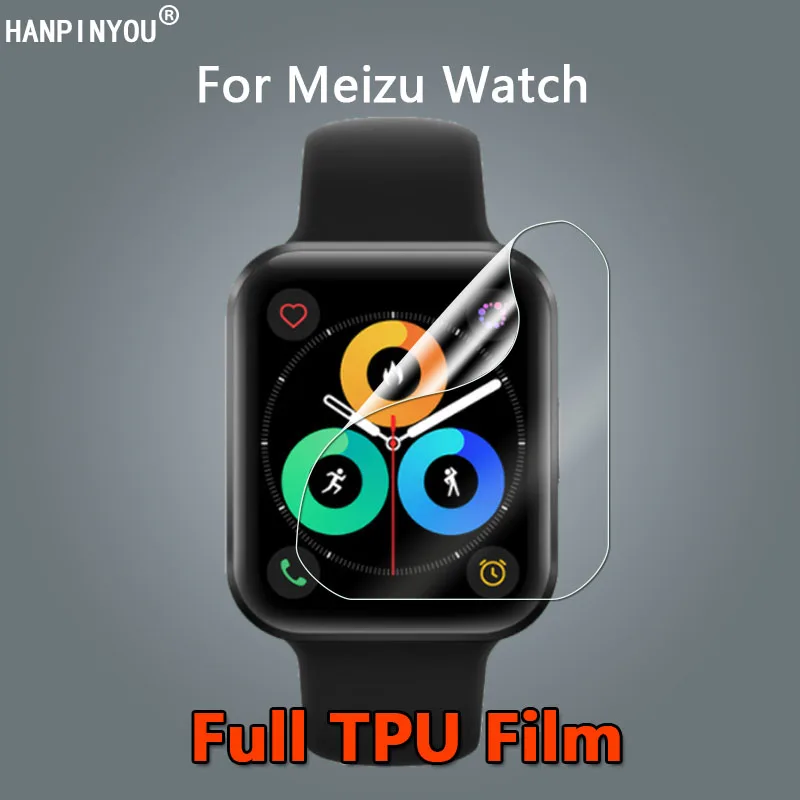 10 Pezzi Per Meizu Watch Smartwatch Ultra Clear Slim Full Cover Soft Tpu Hydrogel Pellicola Salvaschermo-Vetro Non Temperato