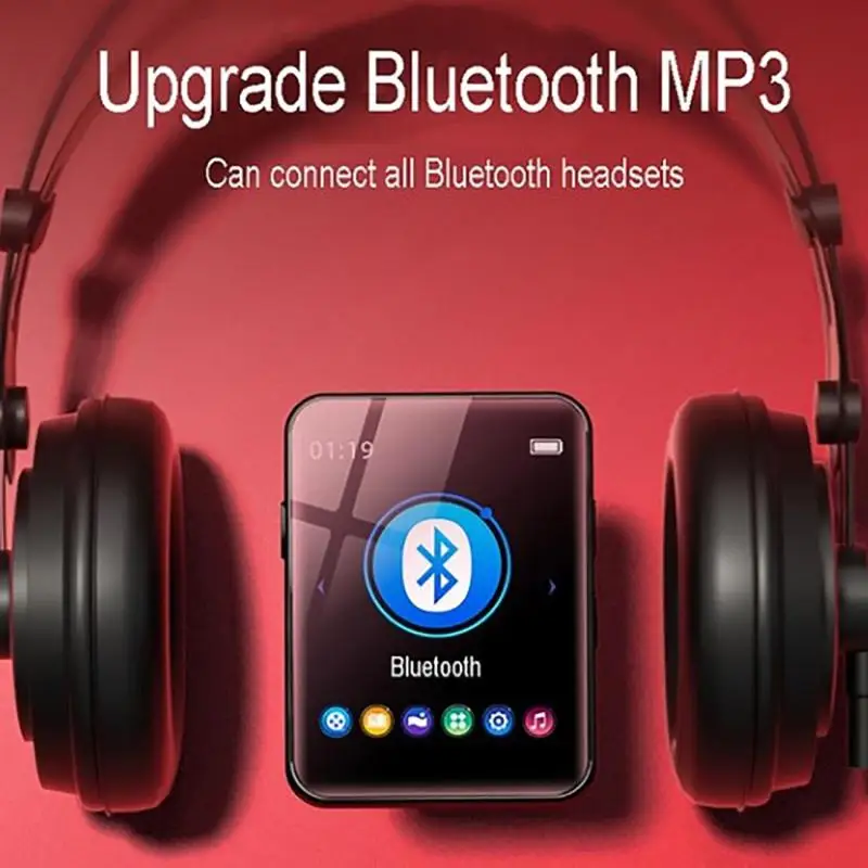 Bluetooth MP4 Player Touch Screen 4GB 8GB 16GB Music video Player FM Radio Video E-book MP3 With Speaker walkman