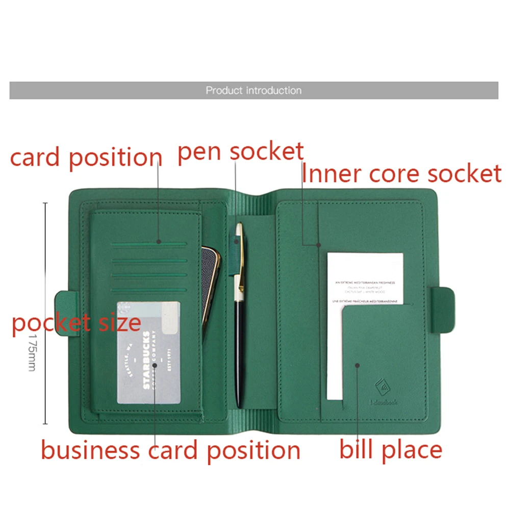South Korea's small fresh and simple business portable small notepad planner notebook