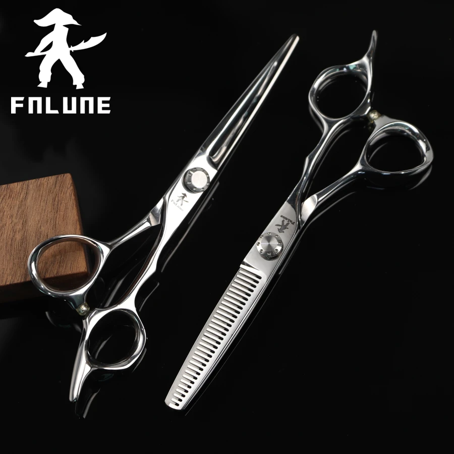 Japan 440C AKKOHS 6 6.8 High Quality Hair Salon Scissor Barber  Hairdressing Shears Professional Hair Cutting Scissors MK600 - AliExpress