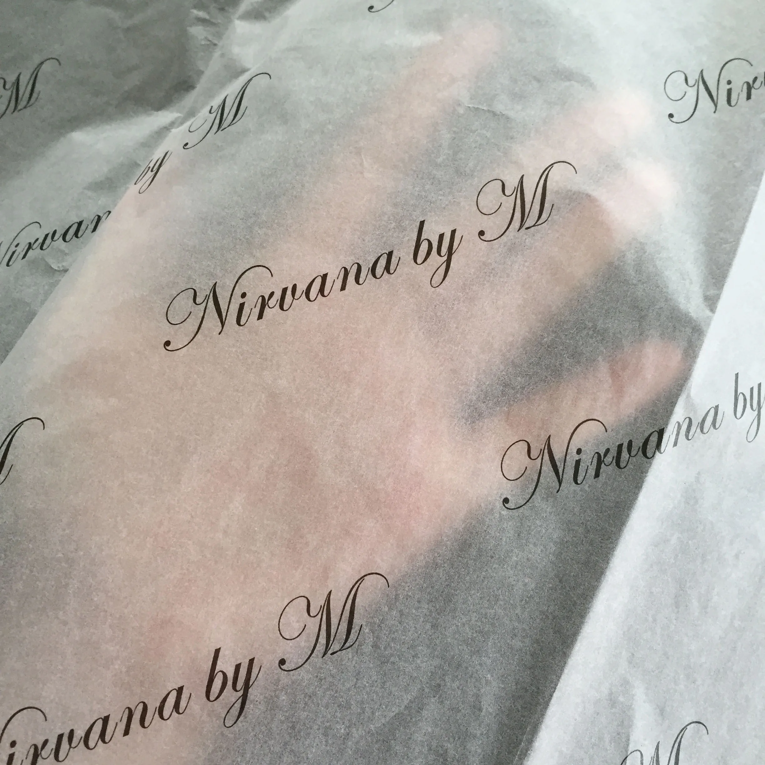 Clothes Gift Packaging Tissue Paper Printed Brand Name High-end