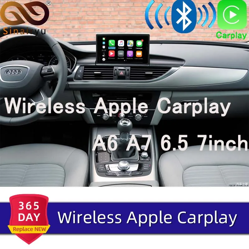 Беспроводной CarPlay для Audi A6 A7 C7 MMI 3g/3g+ интерфейс MuItimedia CarPlay и Android автоматический комплект модернизации