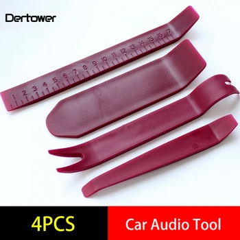 

4PCS/Set Luxury Plastic Repairing Tool Car Radio Door Clip Panel Trim Dash Audio Stereo Removal Installation Pry For Car