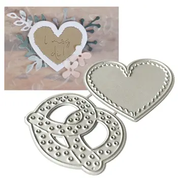 

Heart Cookies Metal Cutting Dies Stencil Scrapbooking DIY Album Stamp Paper Card