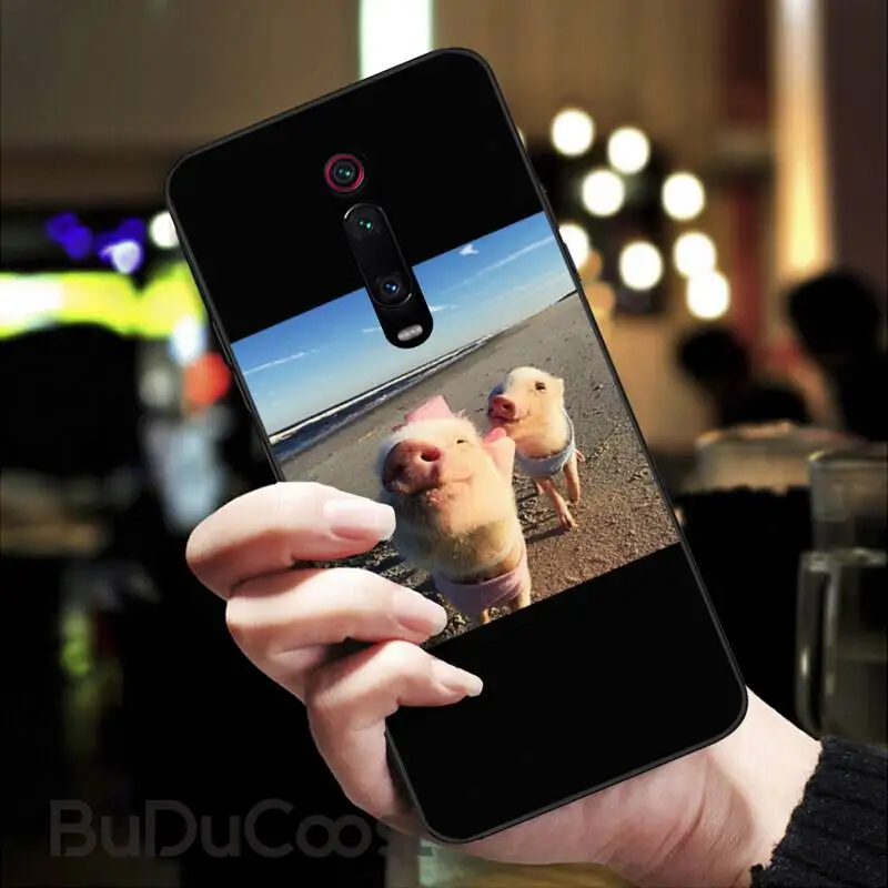 Модный милый мультяшный чехол для телефона с изображением поросенка Redmi 6 4X 7 7A 8 GO
