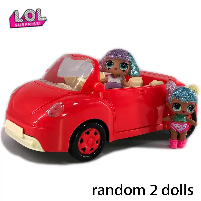 lol surprise doll car