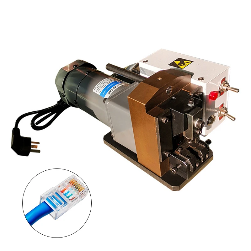 

Cable Crimping Machine Telephone Line PC Crystal Head Forming Machine American Crystal Head Crimping Machine Pressure Line