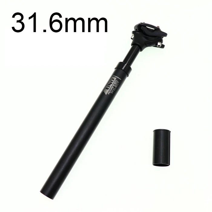 31.6mm UNO Подседельный штырь для велосипеда MTB амортизирующий пружинный амортизирующий сверхлегкий горный велосипед 27,2 мм 28,6 30 30,4 30,9 31,6 мм 350 мм - Цвет: 31.6mm