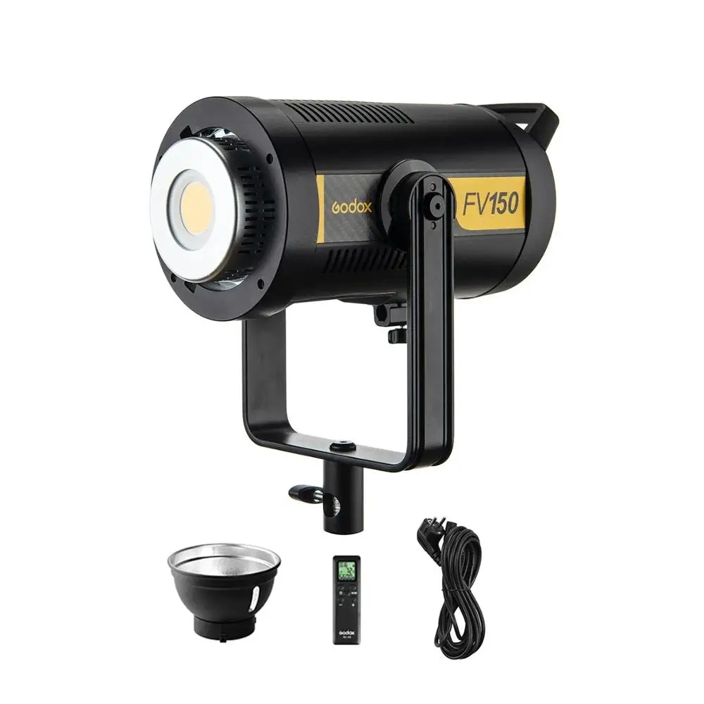 

Godox FV150 1/8000s высокоскоростная светодиодный хронизированная светодиодсветильник вспышка 150 Вт с регулируемой яркостью 5600K CRI 96 + 2,4G беспроводной 8 режимов FX эффектов дистанционное управление