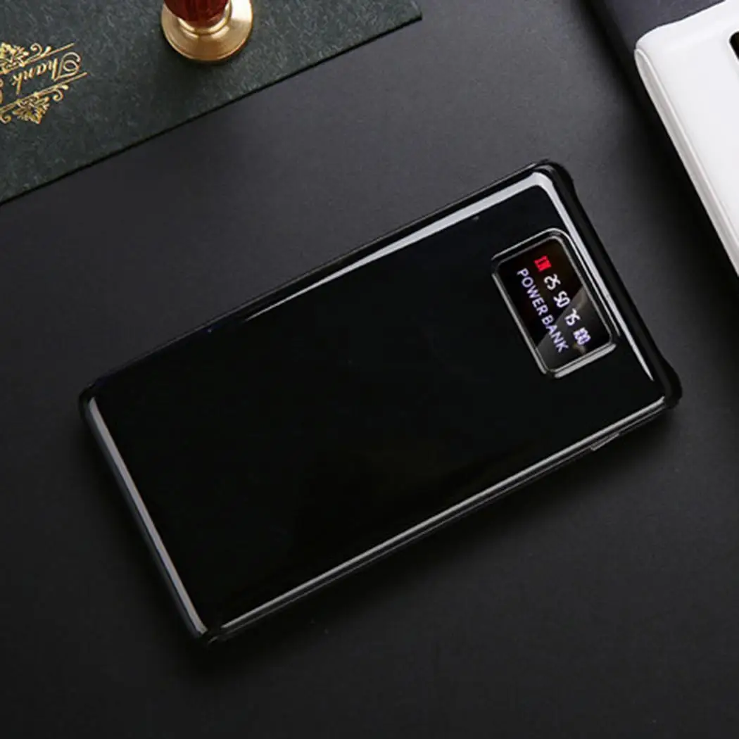Бесплатная Сварка power Bank Shell ЖК экран цифровой дисплей чехол для телефона с