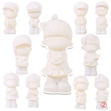 Виниловый фон для борьбы не плохое гипс кукла стойло граффити цветной рисунок Non-Керамика штукатурка статуя белая универсальная маленькая кукла