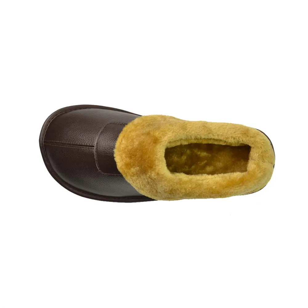 Тапочки из натуральной коровьей кожи; домашняя нескользящая обувь для мужчин и женщин; модная повседневная обувь из ПВХ на мягкой подошве; Сезон Зима; коллекция 607 года