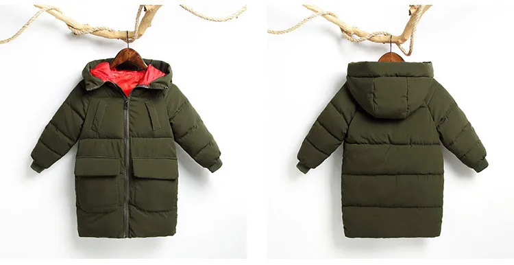 Scsech/зимнее пуховое хлопковое пальто; детские куртки с рисунком; теплая верхняя одежда для мальчиков и девочек; зимний комбинезон с капюшоном; WJ07