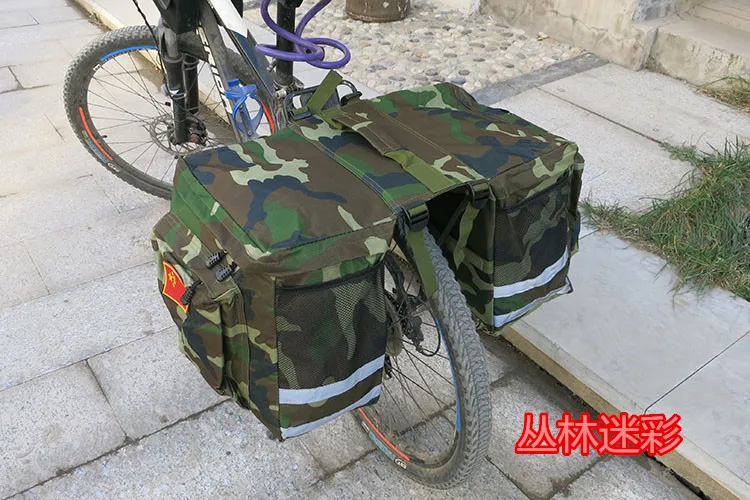 Back Seat Pack Mountain Bike Large-Volume Rides Luggage Waterproof After Rack Bag Bicycle Saddle Box Support Camel Bag Equipment