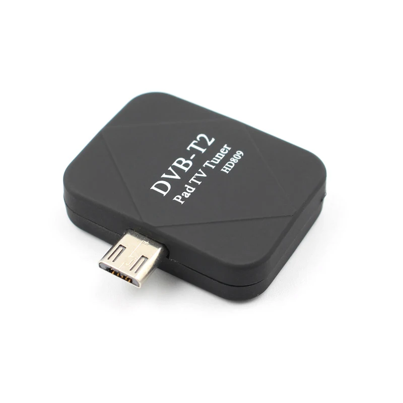 DVB-T2 ТВ антенна приемник Цифровой Микро-USB тюнер для Android мобильного телефона Pad HD tv Stick с двойной антенной