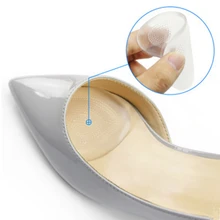 Gel insole silicone pad foot care transparent shock absorption comfort high heels apply