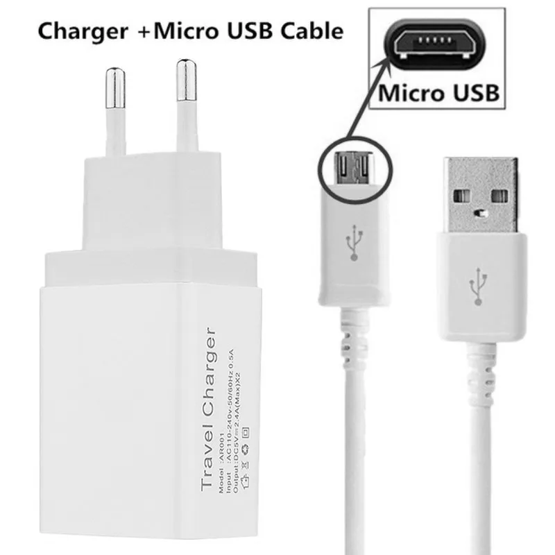 Настенное зарядное устройство Micro usb для Motorola Moto G6 G5 G5S E5 G4 Plus Z Play E5 G7 power G6 Play type C Cable Traver charger Adapter - Тип штекера: this one