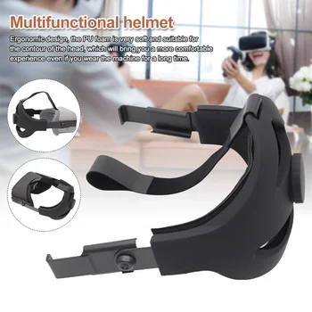 

Ergonomic Soft Upgrade Adjustable VR Headrest Helmet With Head Strap Accessories Pad Multifunctional Practical For Oculus Quest