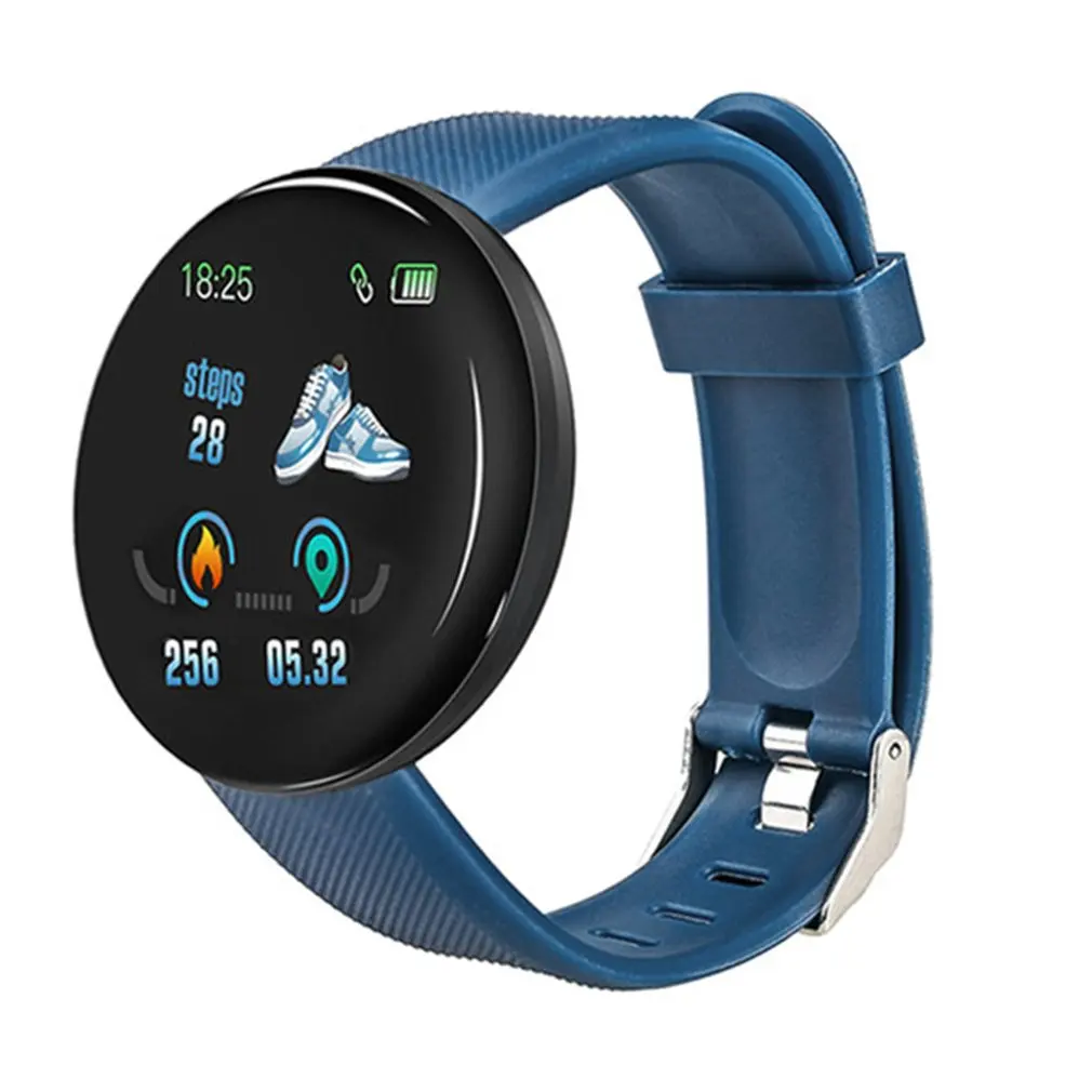 

D18 Round Screen Smart Ring Color Screen Ring Motometer Walking Sleep Monitoring Heart Rate Motion Ring HOT Hot