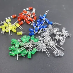 Kit di Assortimento di LED Ultra Luminosi da 3MM - Set Multicolore da 100 Pezzi