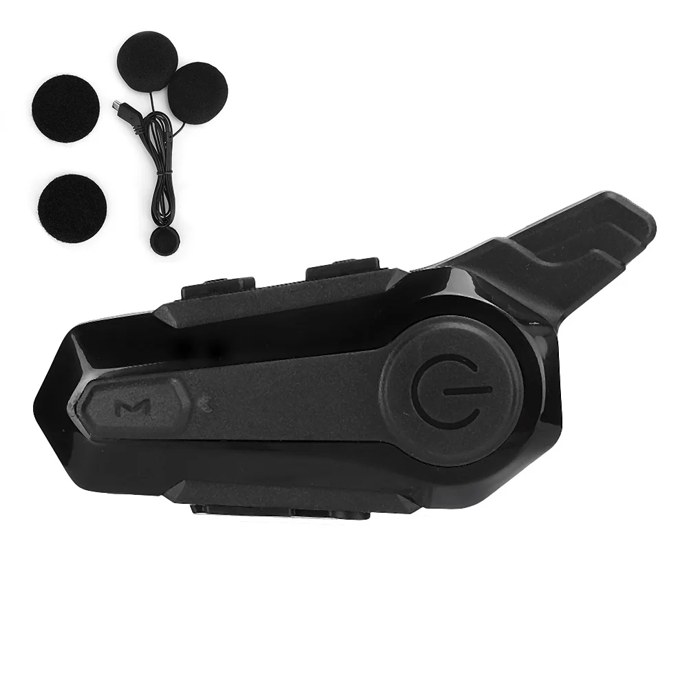Motorcycle Helmet Bluetooth Earphone Wireless Walkie Talkie Cycling Equipment for Music | Электроника