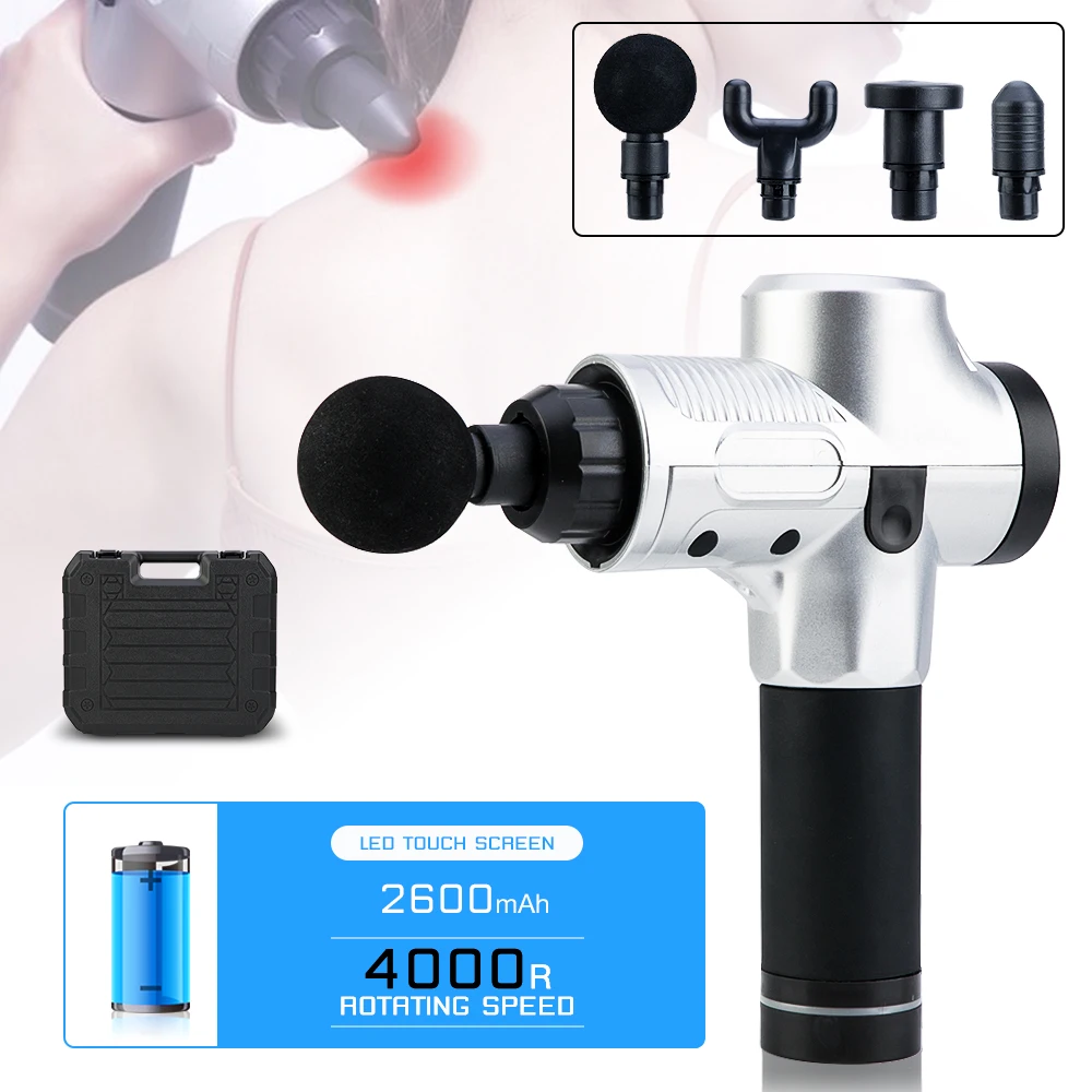 Electronic Massage Gun Professional Muscle Massage Gun Exercising Muscle Pain Relief Low Noise Body Shaping