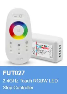 FUT027 RGBW MILIGHT 2,4 ГГц светодиодный контроллер RGB RGBW двойной белый одноцветный светодиодный диммер FUT020 021 022 025 027 028 DC12-24V - Цвет: FUT027 RGBW
