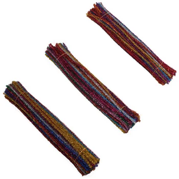 

300Pcs Pipe Cleaners, DIY Art Craft Decorations Chenille Stems, Assorted Colors, (6 mm x 12 Inch)