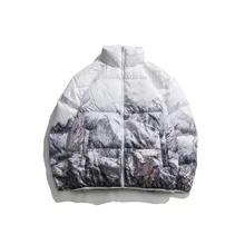 Новинка зимы, модный брендовый короткий пуховик для мужчин и женщин, Свободное пальто для мужчин