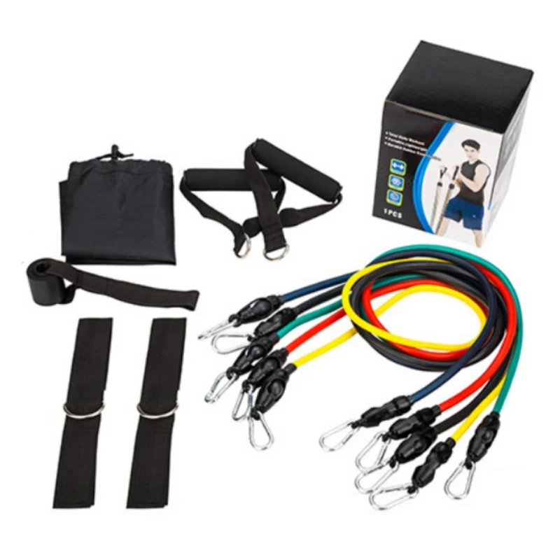 

11PCS Resistance Bands Set Expander Yoga Exercise Fitness Rubber Tubes Band Stretch Training Home Gyms Workout Elastic Pull Rope