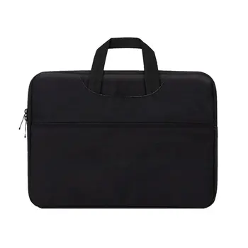 

Black Round Oxford Style Fashionable Laptop Notebook Sleeve Case Carry Bag Shockproof Handbag Suitable For Macbook