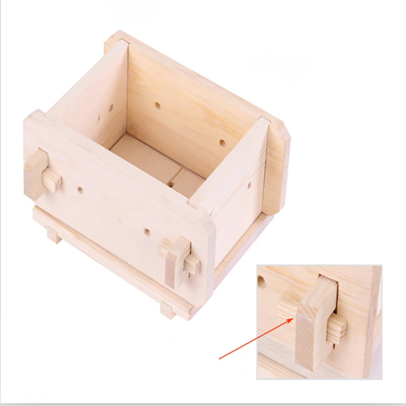 DIY деревянный тофу пресс 16*12*9 см Съемный для домашнего прессформы коробка с