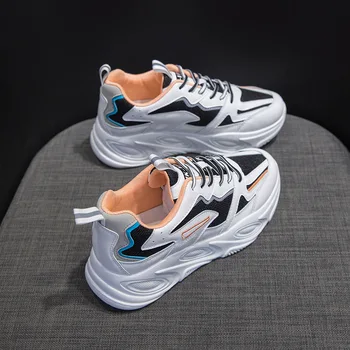 

Dad Shoes Women Footwear Breathable Mesh Sneakers Platform Flats 2020 Fashion Summer Spring Luxury Femme Vulcaniser Chaussures