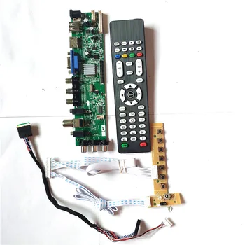

For LP156WH3-TLA1/TLA2/TLA3 LVDS Pin DVB digital HDMI VGA USB AV TV 3663 universal panel 1366*768 LCD Controller board DIY Kit