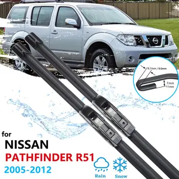 

Car Wiper Blades for Nissan Pathfinder R51 2005~2012 Front Windscreen Windshield Wipers Car Accessories 2006 2007 2008 2009
