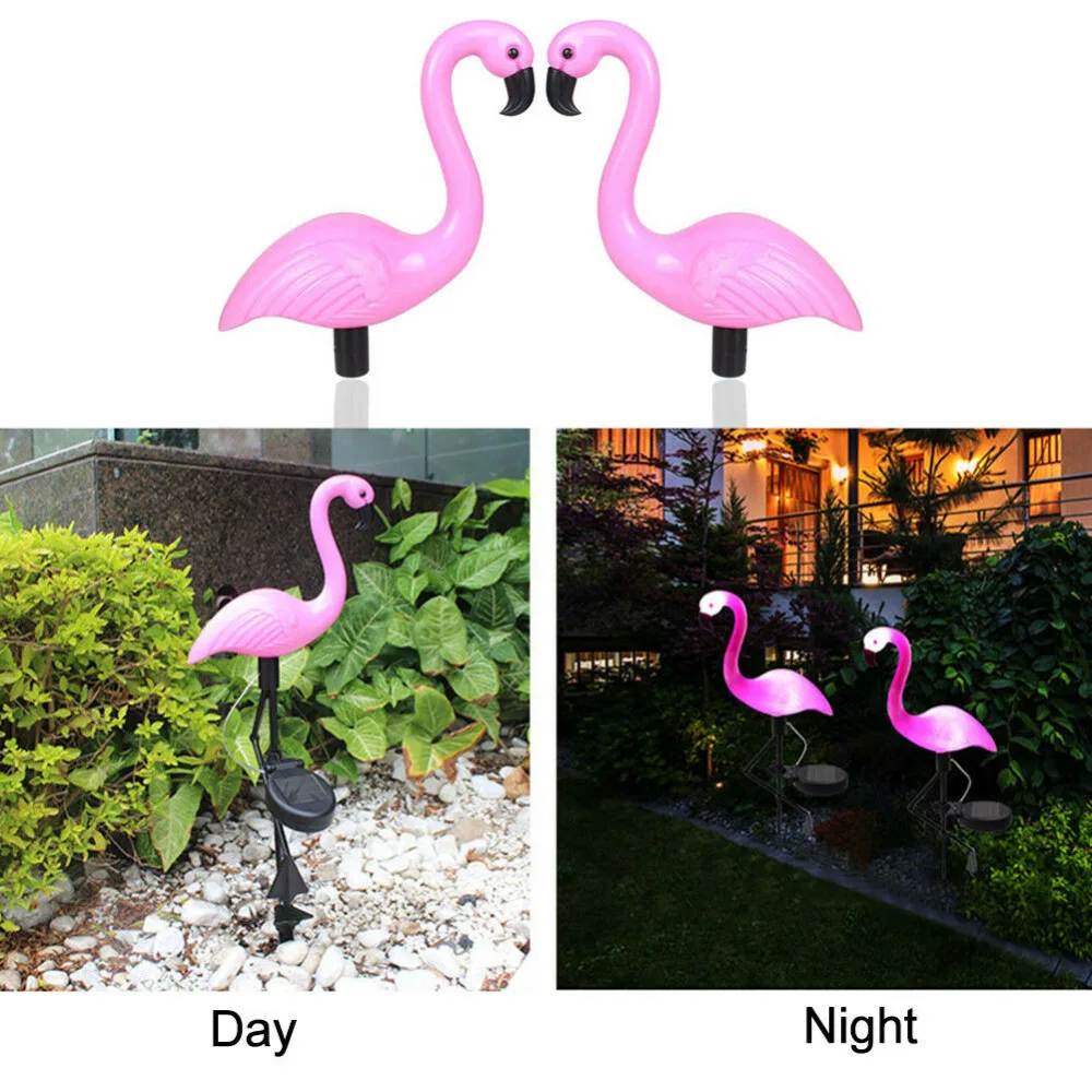 

Flamingo Lawn Solar Lamp LED Garden Yard Solar Light Outdoor Decorative Light