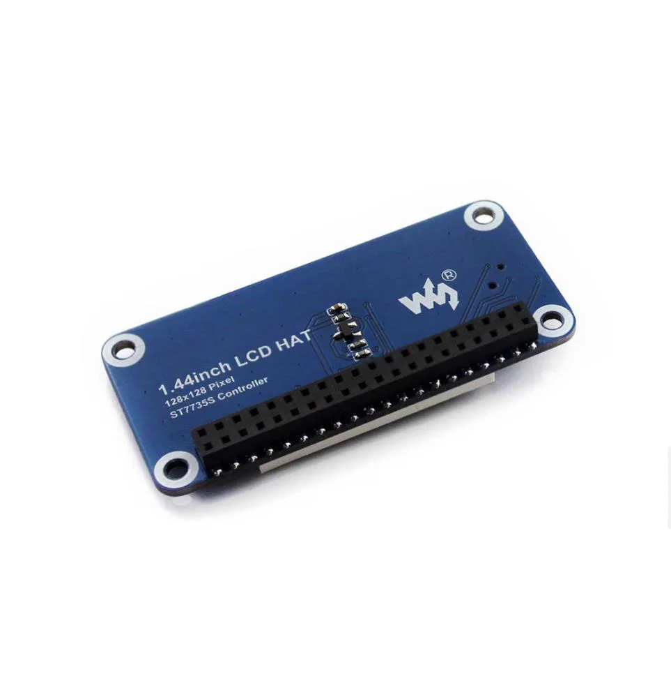 AiSpark 1.44inch LCD display HAT for Raspberry Pi 2B/3B/3B+/Zero/Zero W,128x128 pixels,SPI interface,ST7735S driver