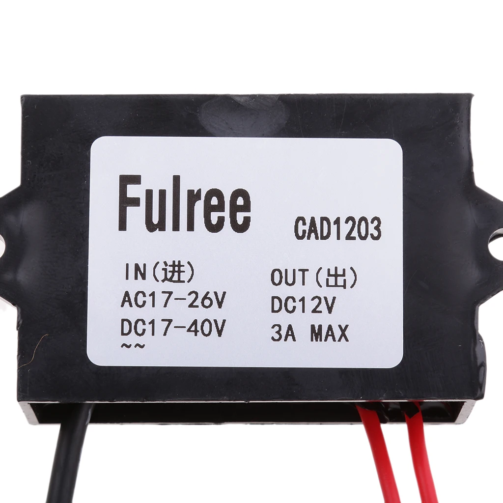 Power Converter AC 24V To DC 12V 3A Adapter For CCTV Security Camera