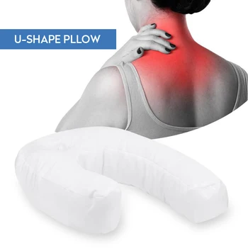 

Health Care U Shaped 7 Shaped Pillow Orthopaedics Side Sleepers Pro Neck Back Pillow Neck Spine Protection Cotton Cushion