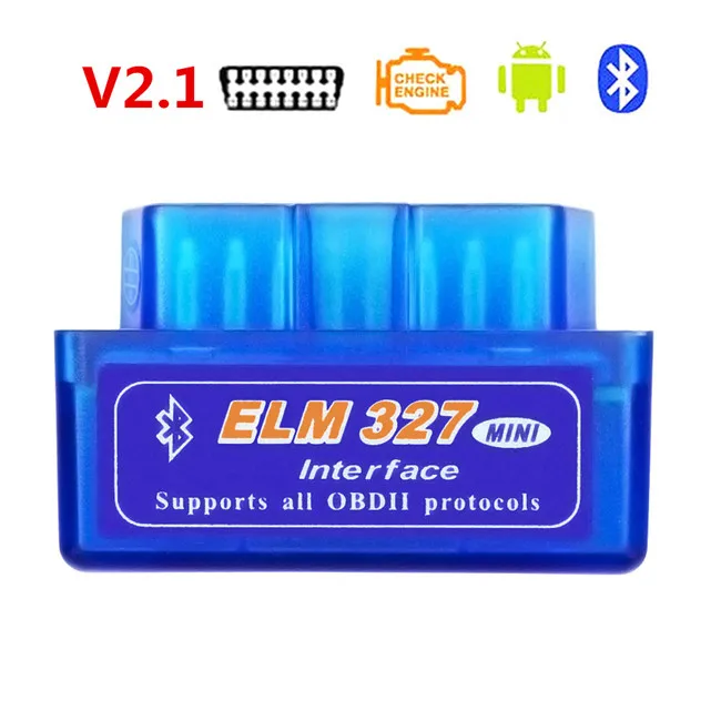 ELM327 BT V2.1 OBD2 ELM 327 Bluetooth V2.1 Автомобильный цифровой инструмент ELM327 сканер hhodd 2 ELM327 2,1 CAN-BUS elm 327 V2.1 для Android/PC - Цвет: ELM327 BT V2.1