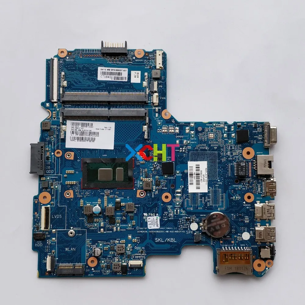 

858037-001 6050A2822501-MB-A01 UMA i5-6200U CPU 858037-501 для ноутбука HP серии 14-AM, материнская плата для ПК, ноутбука 858037-601