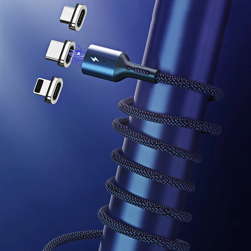 Cafele Магнитный usb-кабель для быстрой зарядки Micro USB type C для Iphone Xiaomi samsung Android зарядное устройство usb кабель для передачи данных