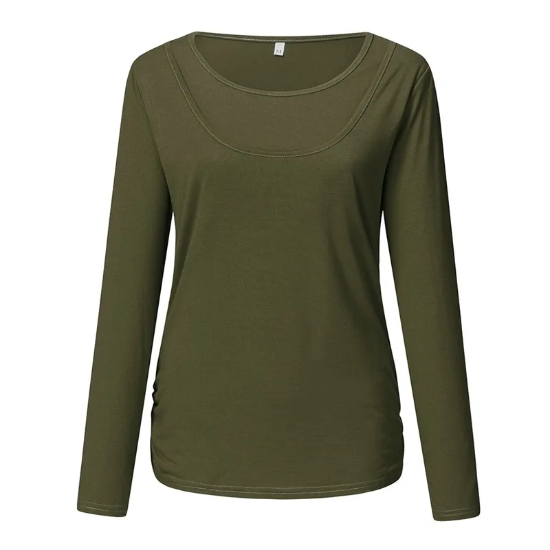 Telotuny Maternity Clothings Maternity Clothes For Pregnant Women Women Maternity Comfy Nursing Tops T-Shirts For Breastfeeding