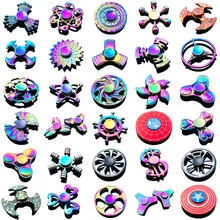 Горячие Спиннеры для взрослых антистресс гироскоп Fingertip гироскоп спиннинг Топ стресс колесо ручной Спиннер металлические детские игрушки для детей