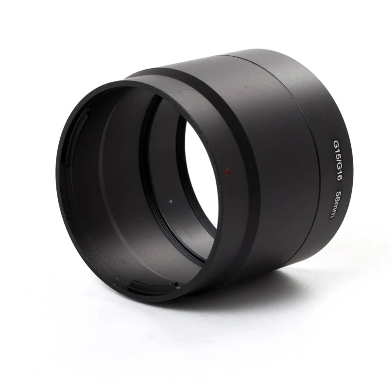 58 мм металлический адаптер tubus адаптер объектива Замена для canon Powershot G15