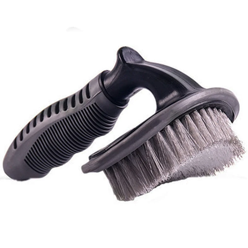 Car Tyre Cleaning Brush Ttype Multifunctional Wheel Hub Brush Car