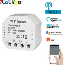 Wifi Intelligente Dimmer Interruttore Interruttore Fai Da Te Modulo di 220-240V Tuya APP/Vita Intelligente, funziona con Alexa Eco Google Casa Per La Luce HA CONDOTTO LA Lampada
