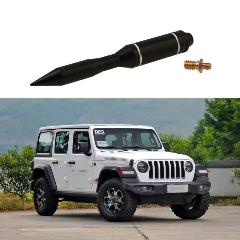 Антенна в виде патрона для Wrangler JK по низкой цене/JL/Дт (2007-2021) Алюминий антенна